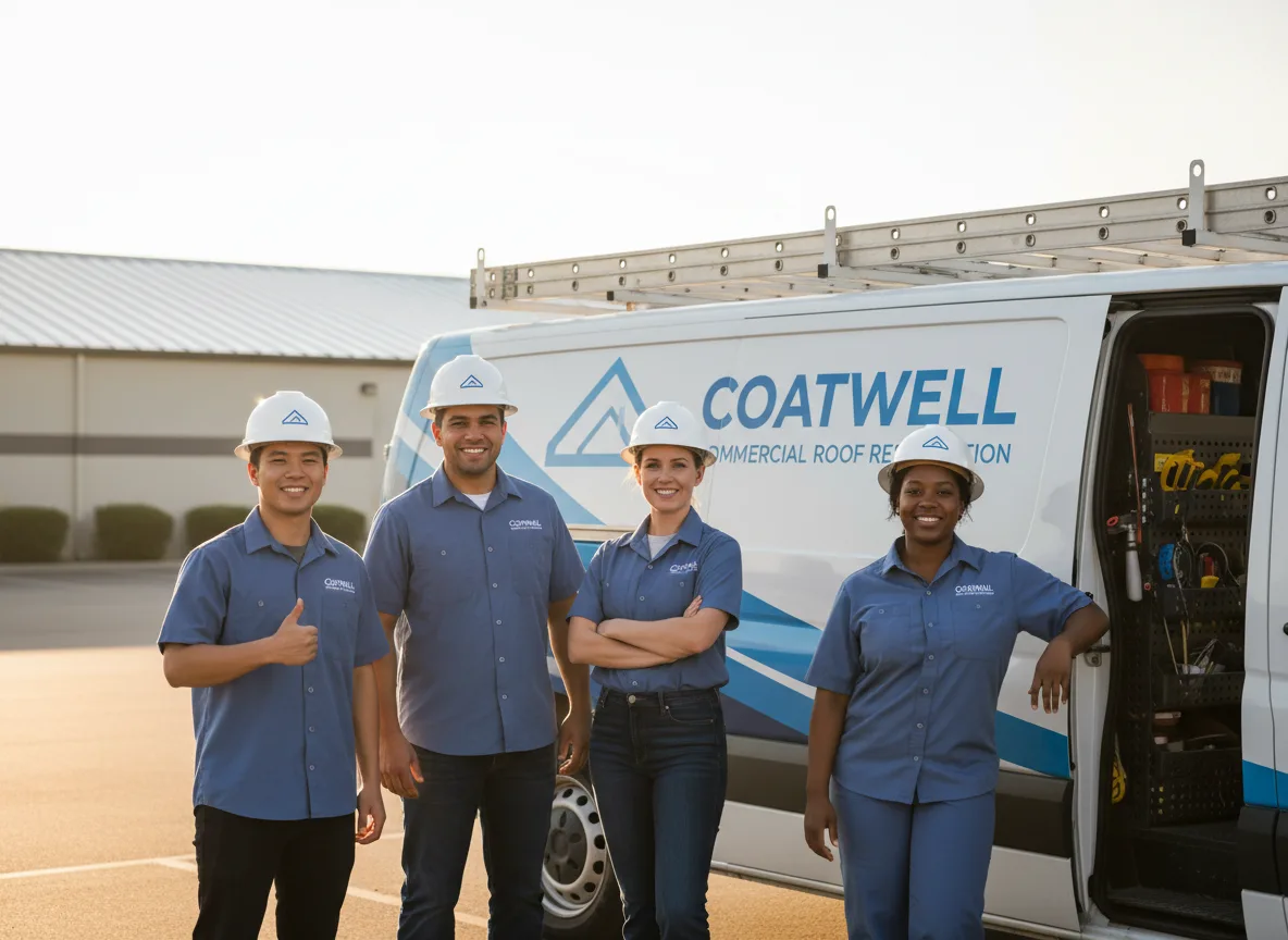 Commercial roof coating company in Byers, TX